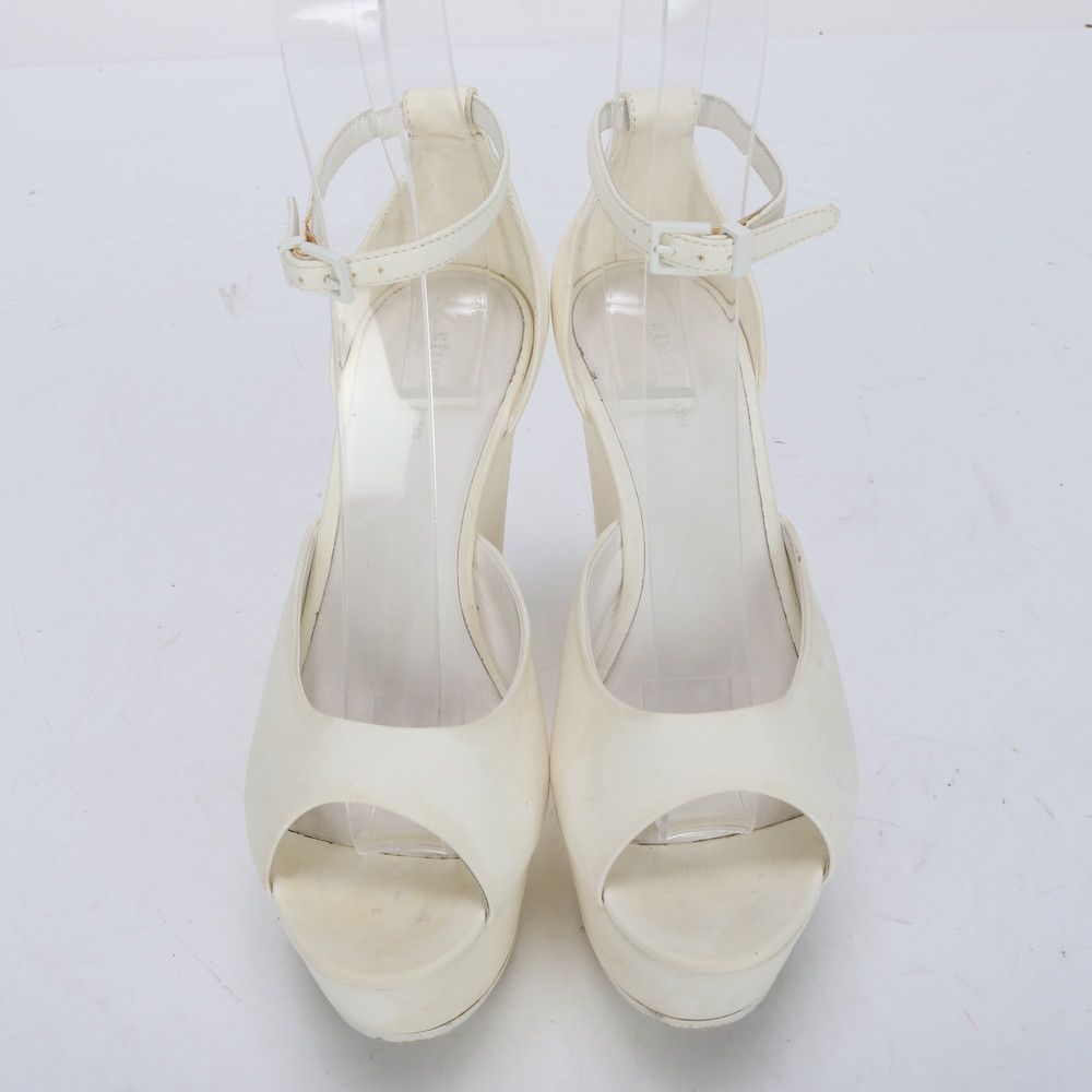 セリーヌ オープントゥ アンクル ストラップ パンプス ハイヒール  