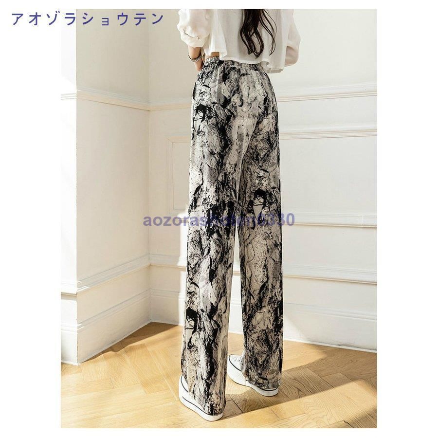 パンツ レディース きれいめ ウエストゴム さらり 大きいサイズ ワイドパンツ/[kae81] リアルスタイル REAL STYLE ワイドパンツ レディース 夏 薄手 涼しい