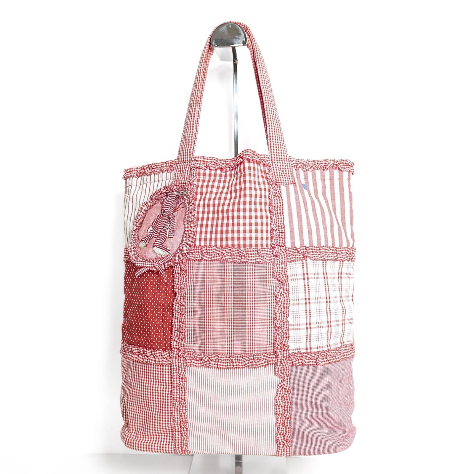 ピンクハウス☆フリルとパッチワークの組み合わせ 可愛い！テディベア  