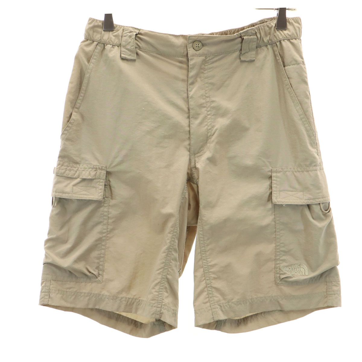 THE NORTH FACE ノースフェイス カーゴショートパンツ S ベージュ NT01510 アウトドア メンズ 古着