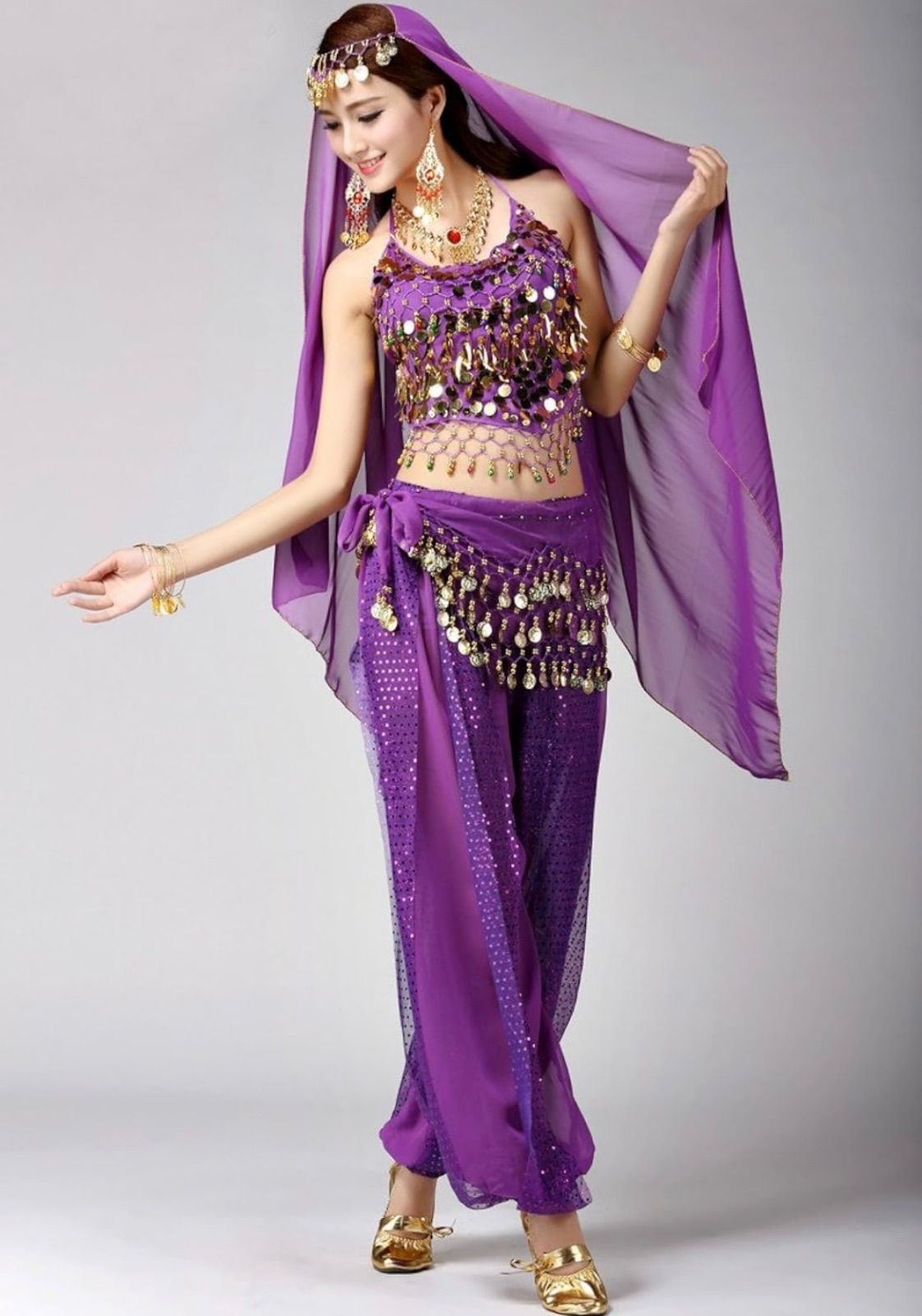 紫 5PLY オーストリッチ　羽毛　社交ダンス ベリーダンス　パープル ダンス・踊り子 衣装 紫 5PLY オーストリッチ 羽毛 社交ダンス ベリー