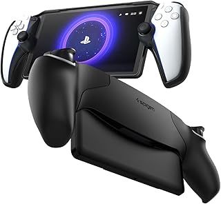 Spigen PlayStation Portal リモート プレーヤー ケース 薄型 軽量 指紋防止 シン フィット ACS07235 ブラック