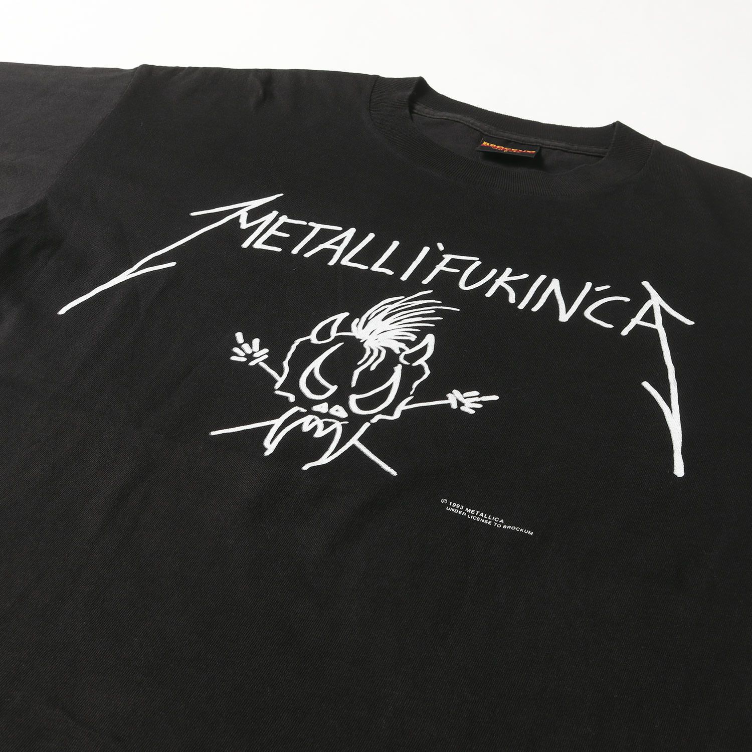 Vintage Music Item 90s METALLICA METALLI FUKIN CA Tシャツ (BROCKUM 