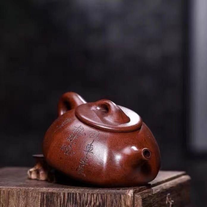 中国美术　紫砂壶  急須　新品未使用　アンティーク　箱付き 中国宜興 朱泥急須 紫砂壺 中国美術 当時物 古美術 - メルカリ