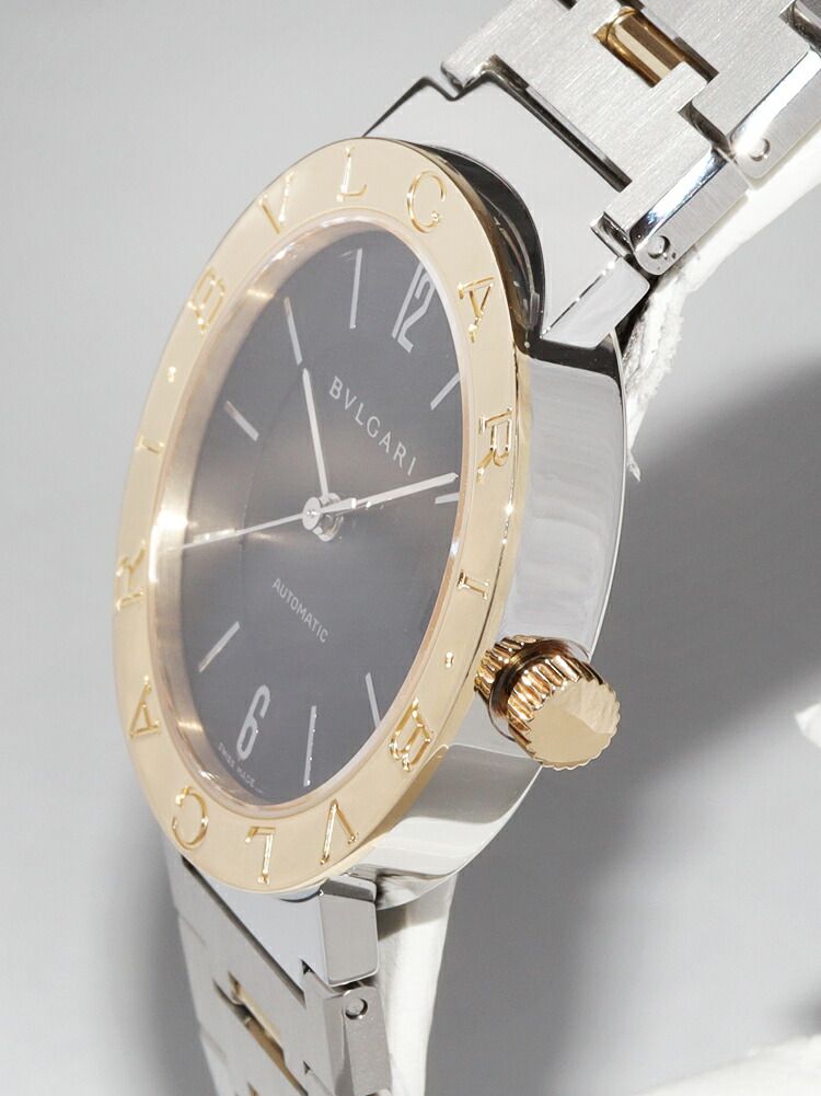 BVLGARI 自動巻き腕時計 BB33SS Auto BVLGARI ブルガリ・ブルガリ BB33SS AUTO ステンレス ホワイト文字