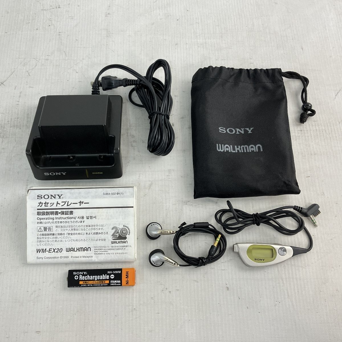 ジャンク SONY WALKMAN WM-EX20 カセット ウォークマン ソニー