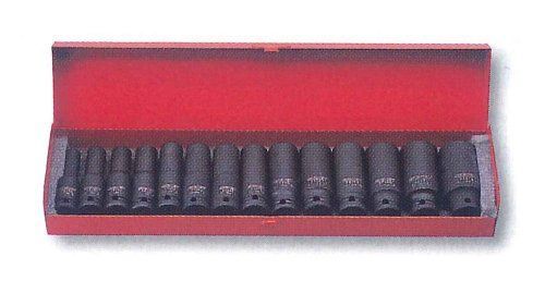 Size:14PC SIGNET(シグネット) 1/2ドライブ 14PC ミリ ディープインパクトソケットセット 23296