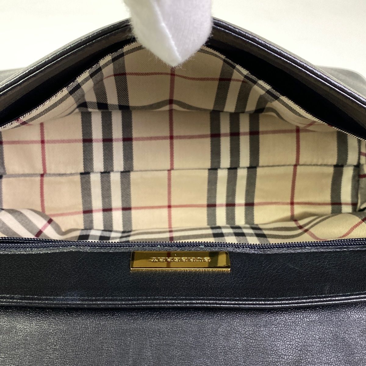 ジャンク品】バーバリー BURBERRY ロゴ ショルダーバッグ 肩掛け