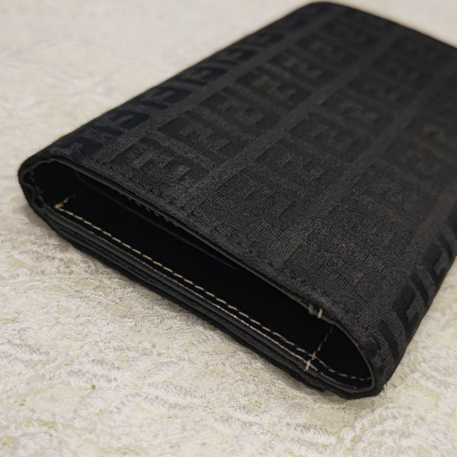 S92859 FENDI フェンディ 長財布 ズッキーノ ブラック