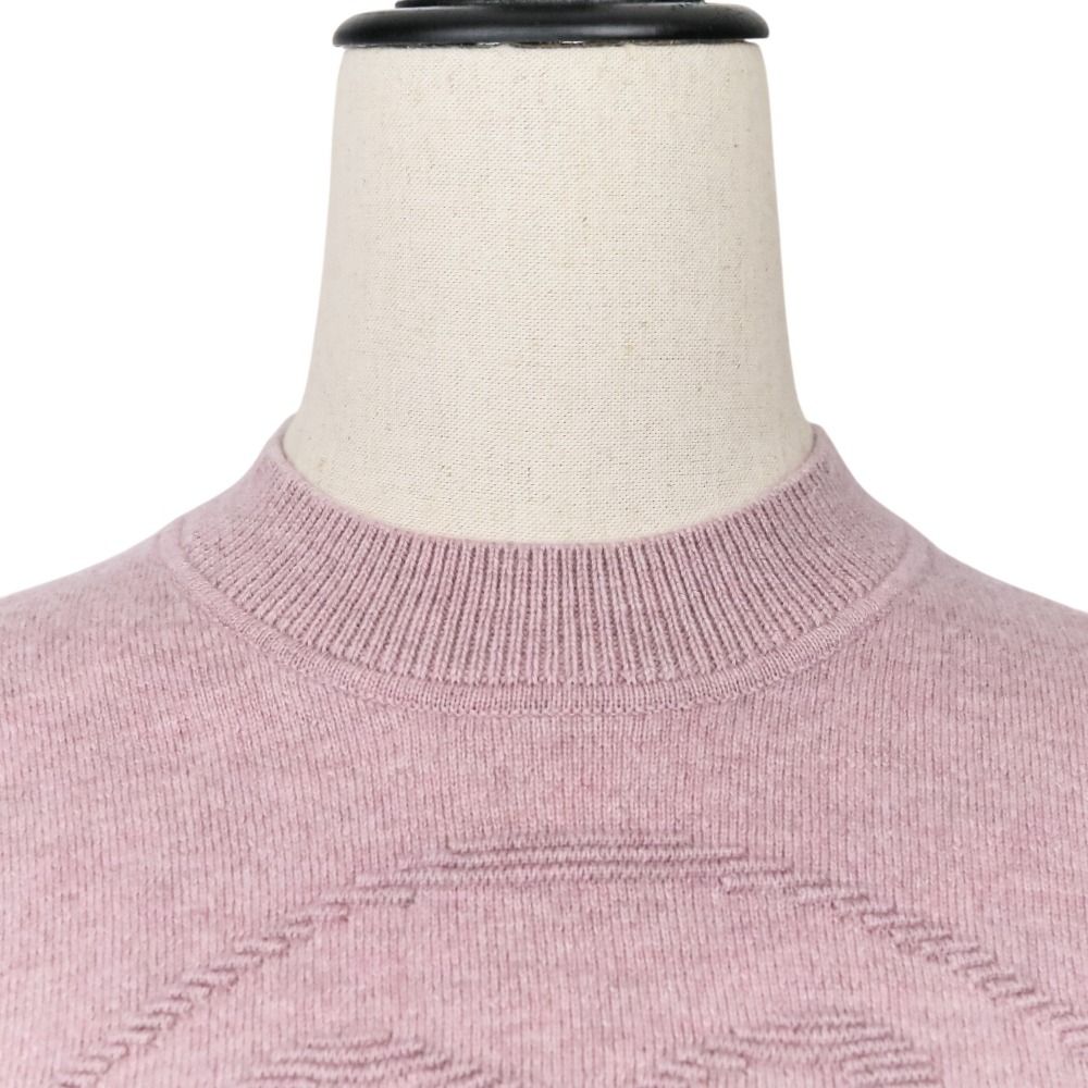 美品 25SS HERMES エルメス Hリフト クルーネック カシミア100