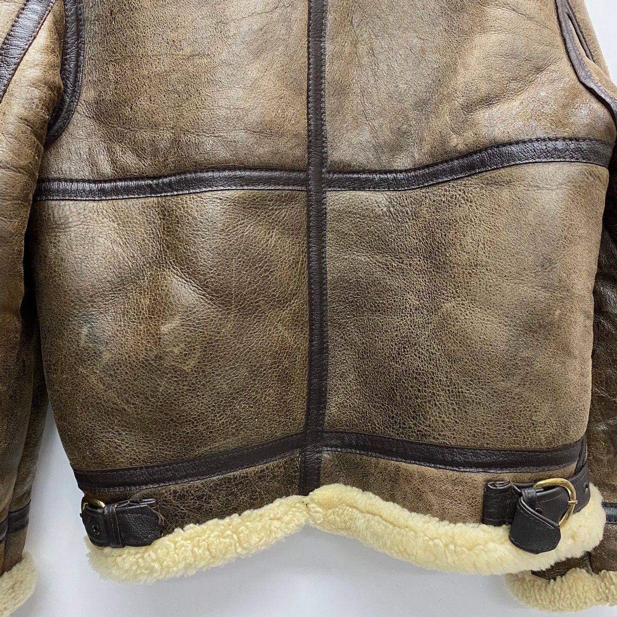 SCHOTT ショット B-3 ムートンジャケット ブラウン size32 Schott ショット B-3 ムートンジャケット ブラウン size32 瑞穂