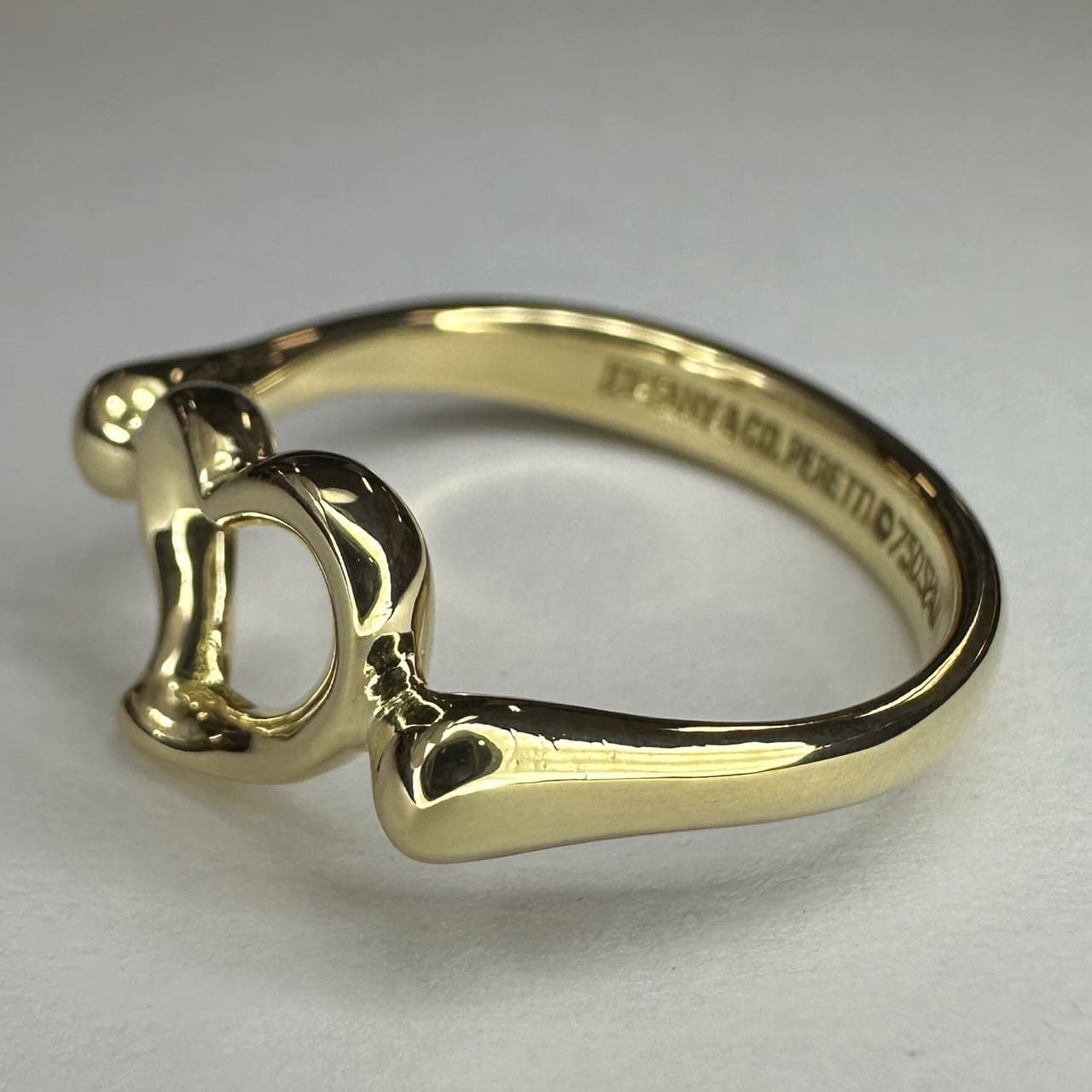 レディース 美品 TIFFANY&Co. ティファニー オープンハート リング 