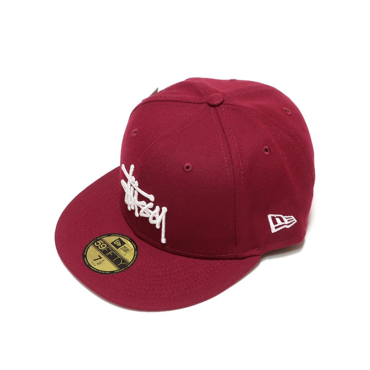 22FW STUSSY AUTHENTIC NEW ERA CAP CARDINAL 7 1/4 (57.7cm) 1311038