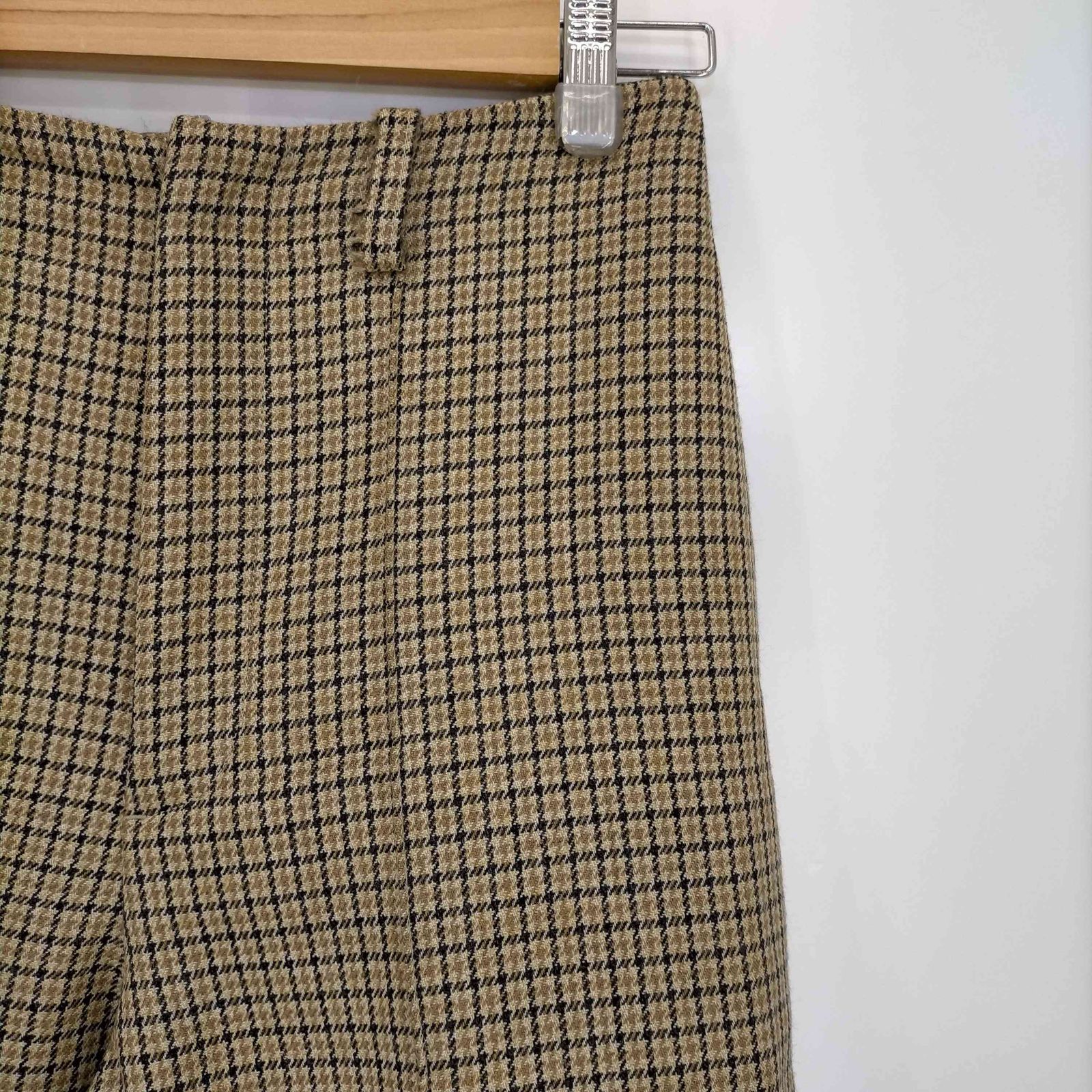 オーラリー AURALEE DOUBLE FACE CHECK WIDE SLACKS ダブルフェイス ...