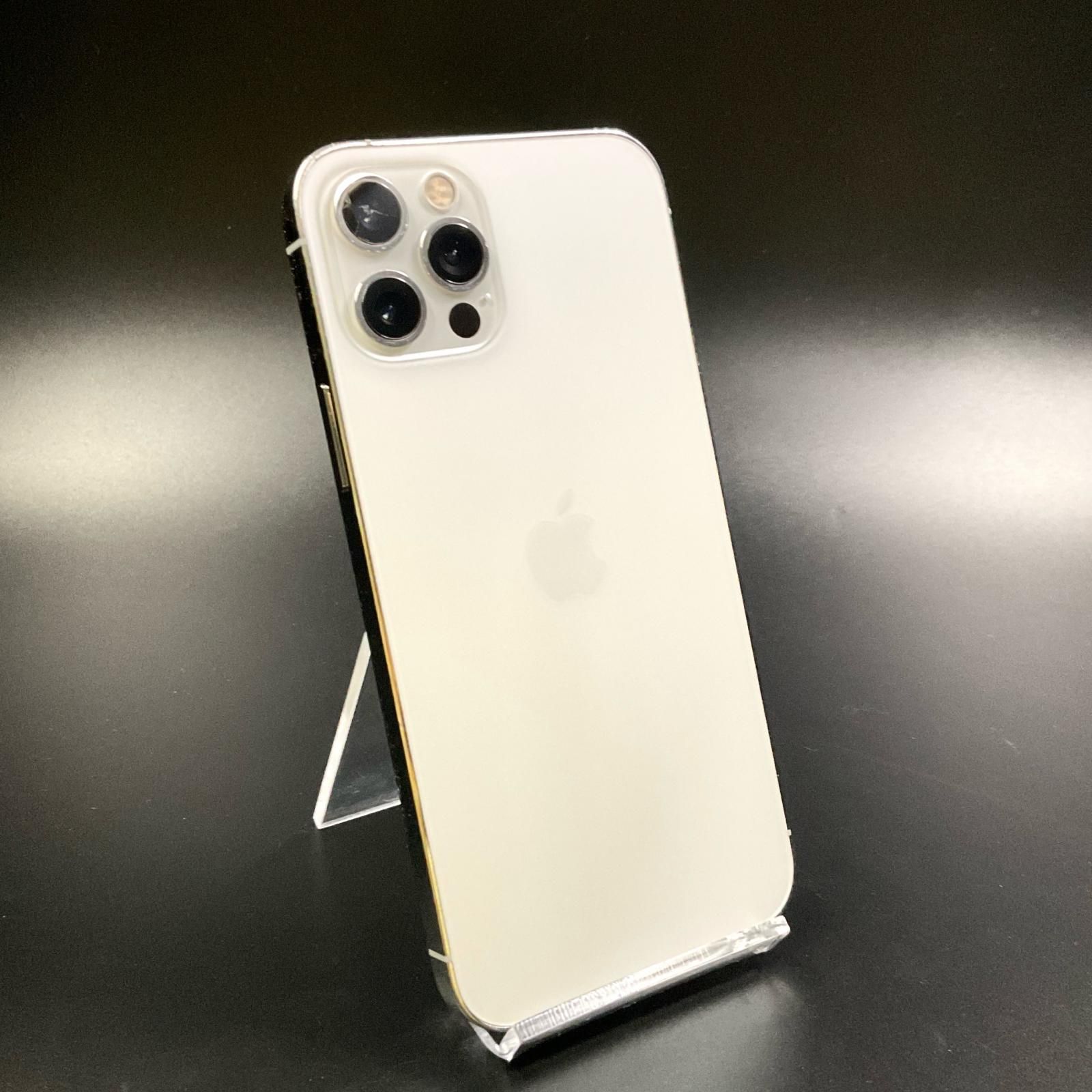 【全額返金保証】【最速発送】Apple iPhone 12 Pro 128GB シルバー docomo 白ロム 動作確認済 77%