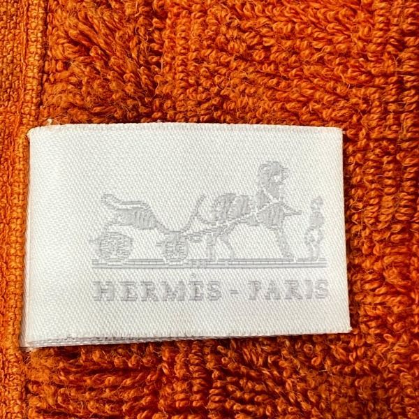 エルメス Hermes Hロゴ ラビリンス オレンジ コットン ブランド