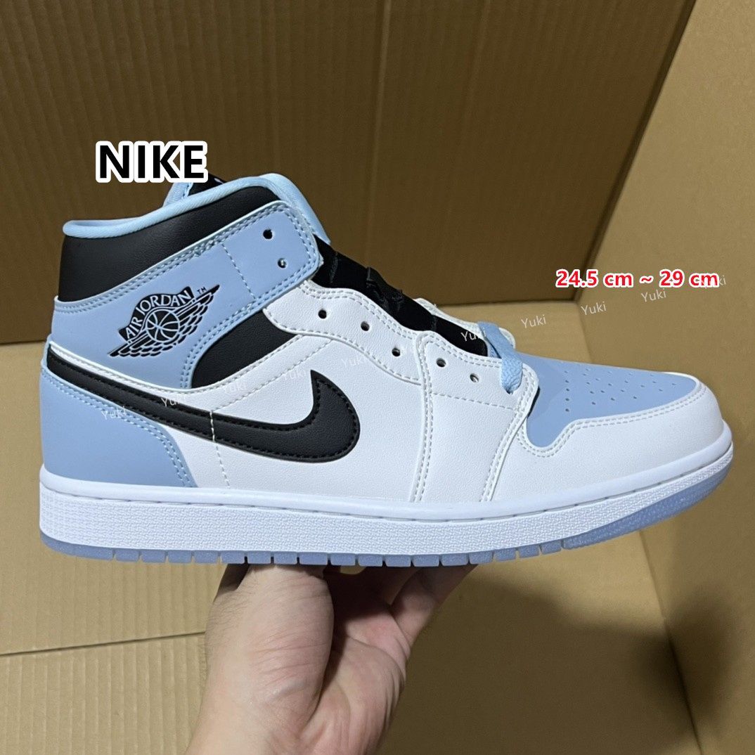 新品 未使用 NIKE AIR JORDAN 1 MID ICE BLUE NUBUCK ナイキ エアジョーダン1 ミッド アイスブルーヌバック  DV1308-104 男女兼用 - メルカリ