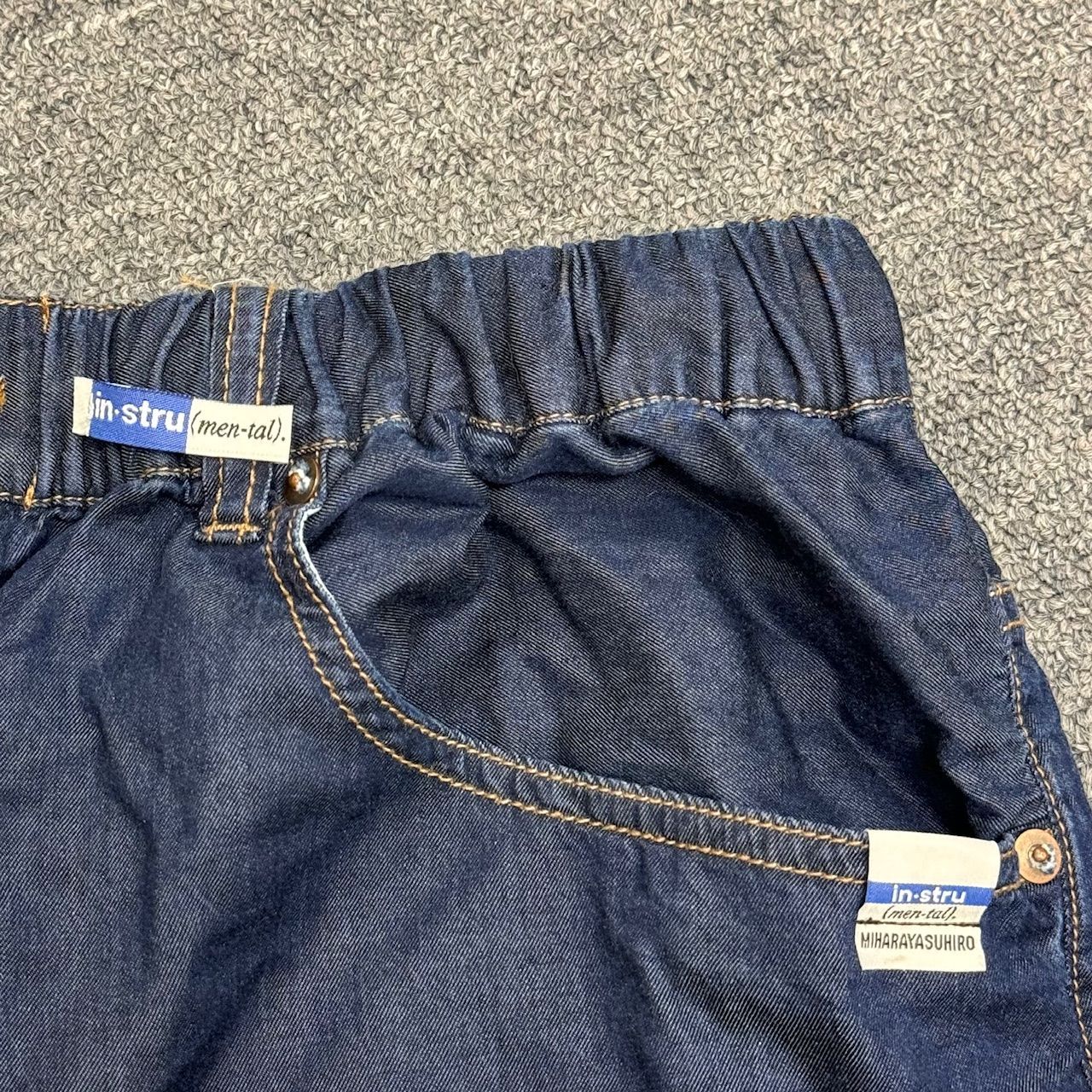 定価29700円 in・stru(men-tal). Maison MIHARA YASUHIRO Tencel Denim 
