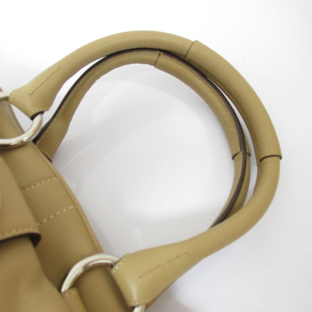 ターンロック レザーボストンバッグ