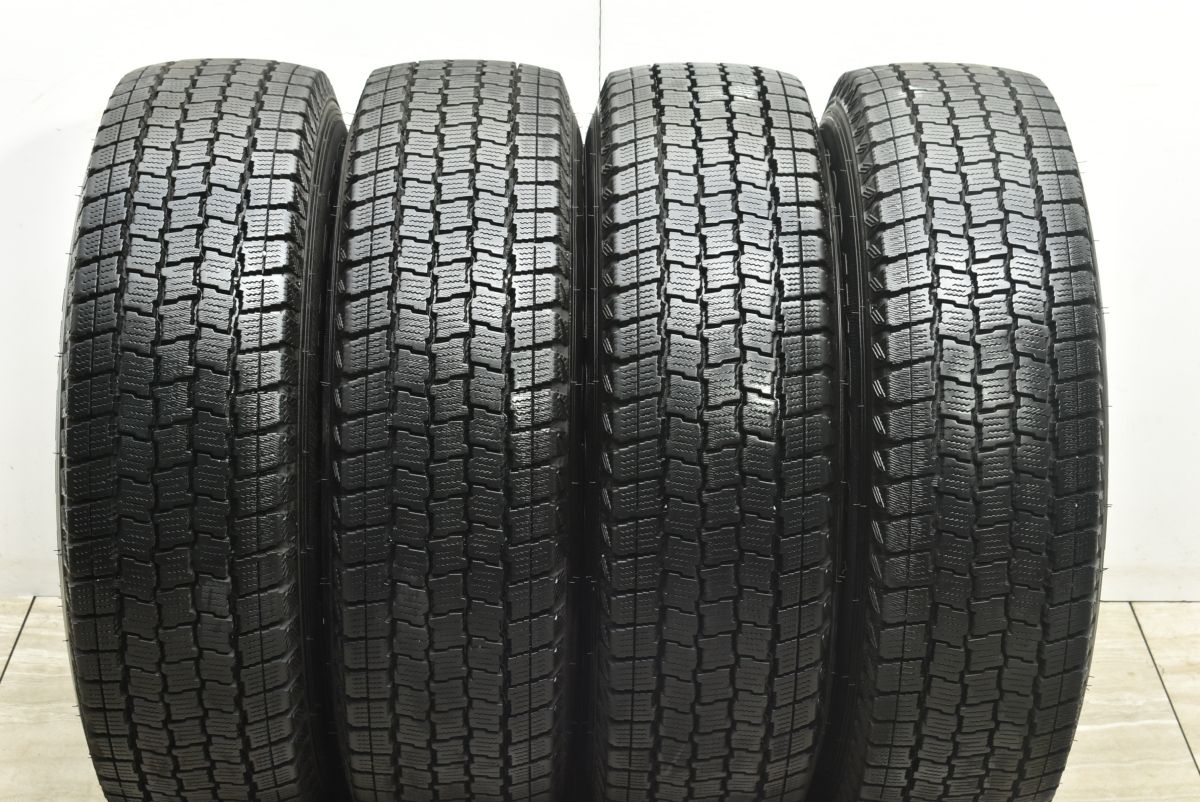 【バリバリバリ溝】ＤＥＬＦ★ハイエース１５インチ・アイスナビカーゴNo.30 バリ溝 美品】DELF 15in 6J +33 PCD139.7 グッドイヤー アイスナビ