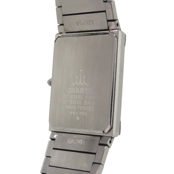 セイコー クレドール 8420-7650 クォーツ スクエア 時計 腕時計 メンズ WWW_NOITHATQUANGTHANH_NET