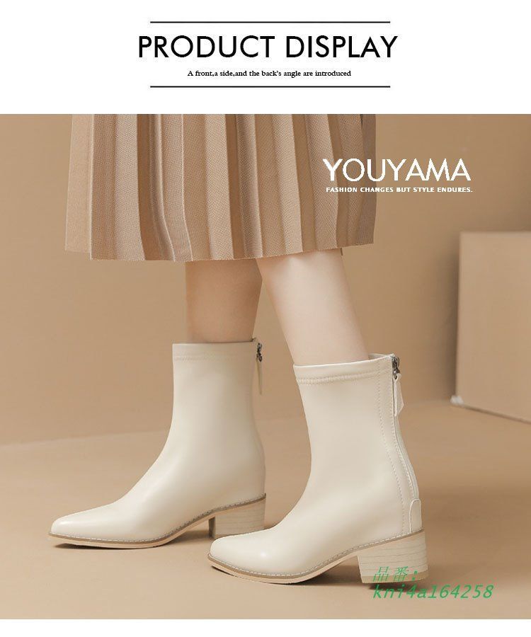 ブーツ ブーティ ショートブーツ ワークブーツ レディース ウエスタンブーツ おしゃれ 靴 靴 送料無料 カジュアル 美脚 kni4a164258 NICORILABO_COM