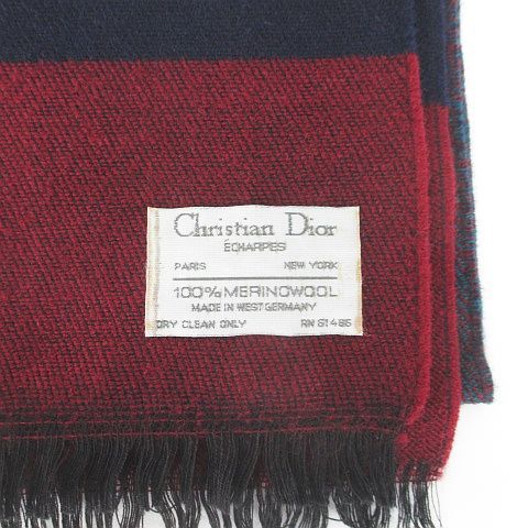 ☆ Christian Dior クリスチャンディオール マフラー ストール