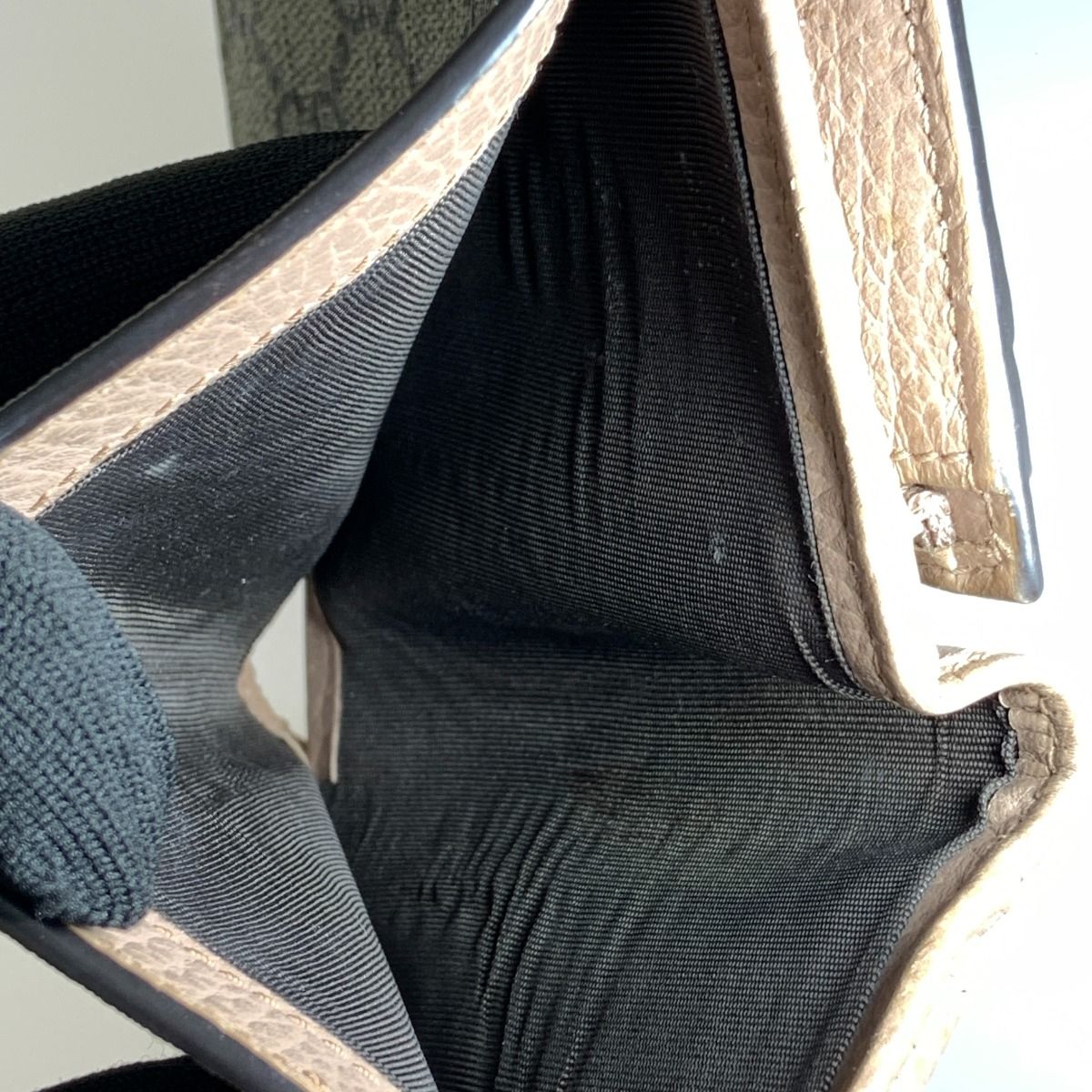 〇〇GUCCI グッチ GGスプリーム ダブルGカードケースウォレット ミニ  