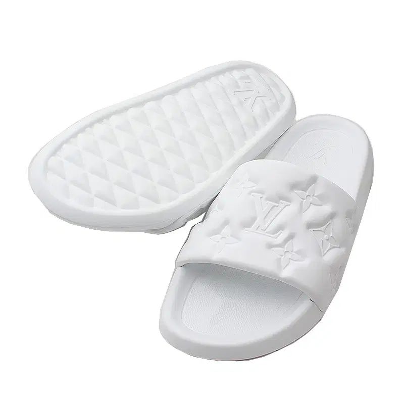 Louis Vuitton(ルイヴィトン) 白 モノグラム メンズ スリッパ 7