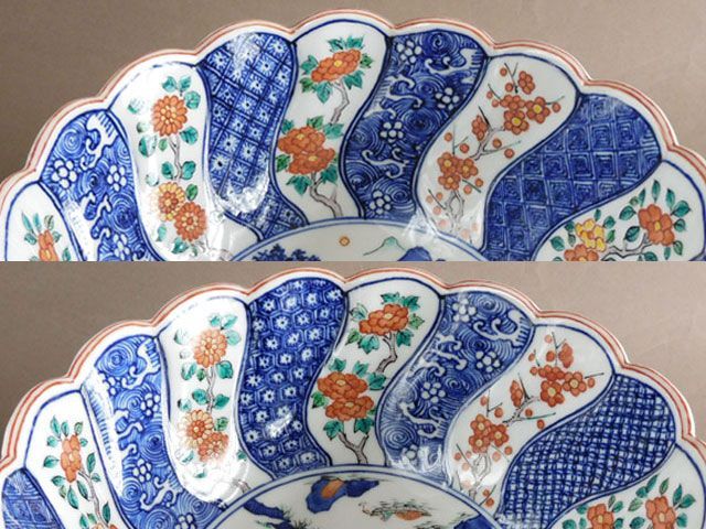 林 淡幽 色絵 祥瑞 草花 本捻 鉢 菓子鉢 IMPECCABLEHEALTHCARESERVICES_COM