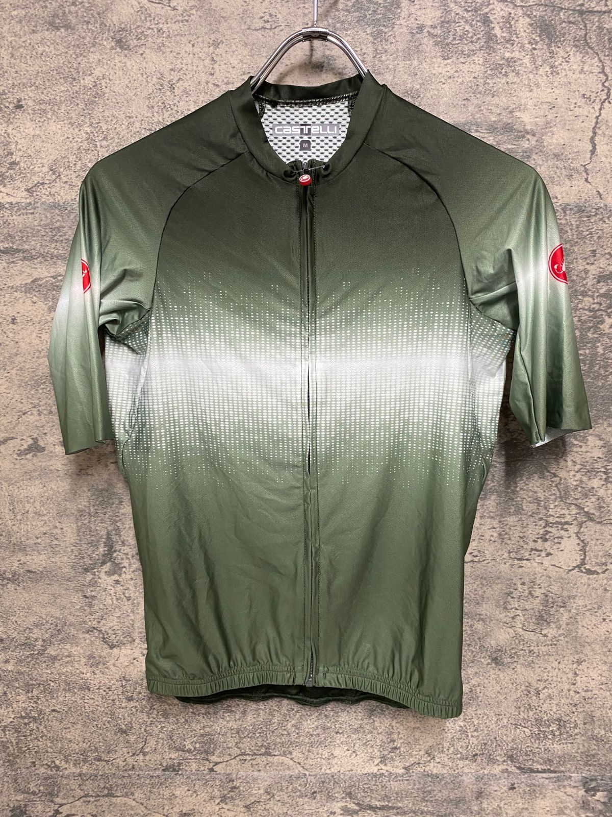 KJUS スキーウェア 上下 164 青系 ジグザグパターン