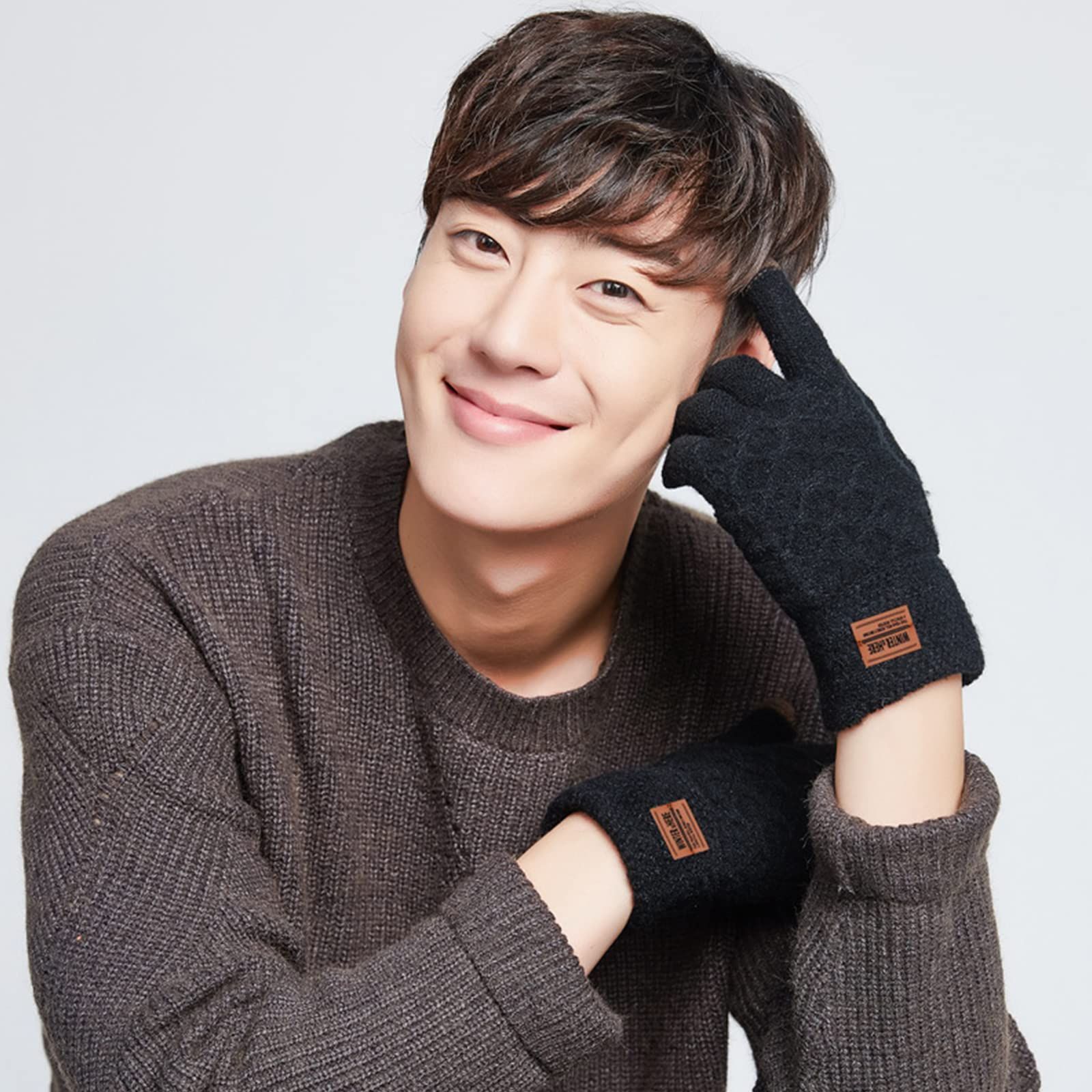 売切注意 スマホ手袋指先 手袋メンズ レディース 手袋 グローブ メンズ手袋 メンズてぶくろ スマホ 秋冬 タッチパネル 冬用 あたたかなニット製 てぶくろ ふわふわ裏起毛 防寒手袋 防寒 スマホ対応 男女兼用 メンズ ブラック GOKE