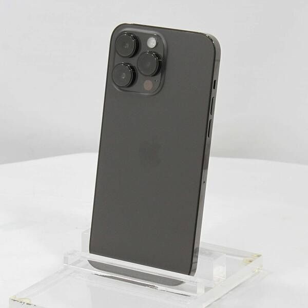 〔中古品〕iPhone14 Pro Max 512GB スペースブラック MQ9F3J／A SIMフリー【258】