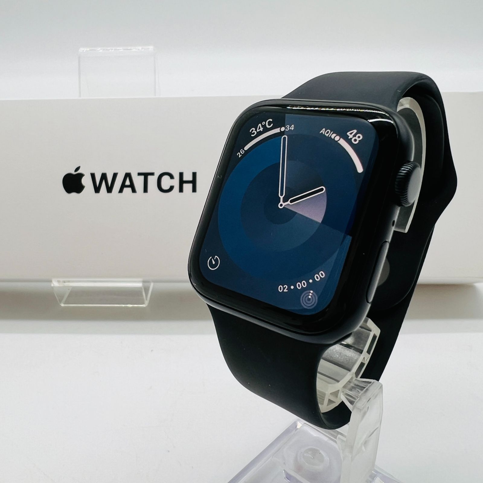 AppleWatch SE (GPSモデル) MNK03J/A 44mmミッドナイトアルミニウムケースとミッドナイトスポーツバンド レギュラー -  メルカリ