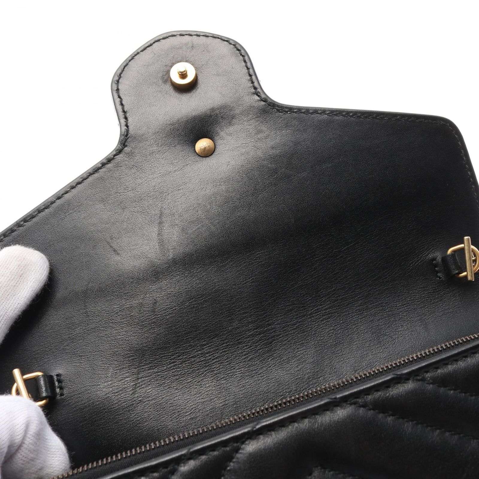 グッチ GUCCI ショルダーバッグ GGマーモント 474575 レザー GG 