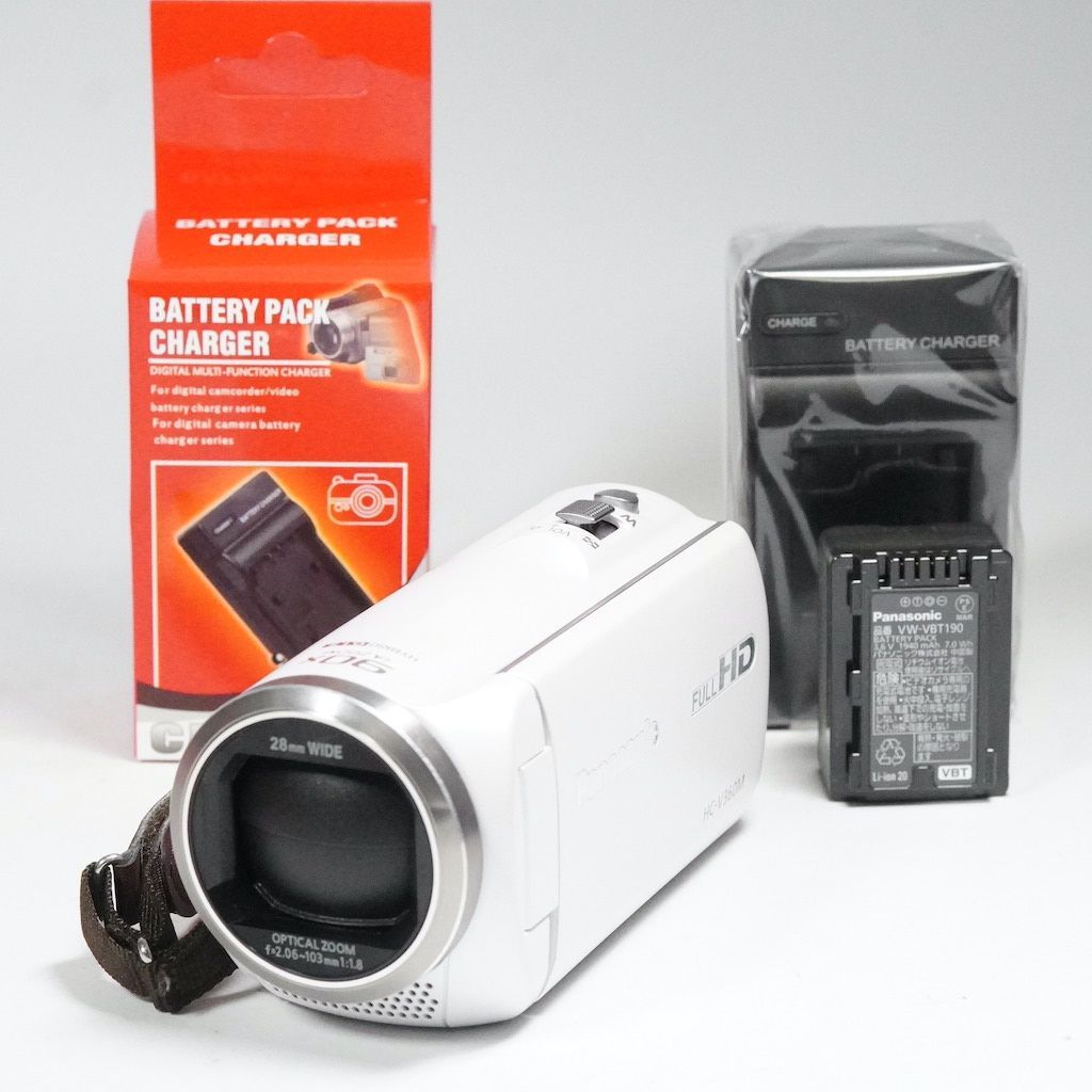 Panasonic パナソニック HC-V360M ホワイト 返金保証 |2340
