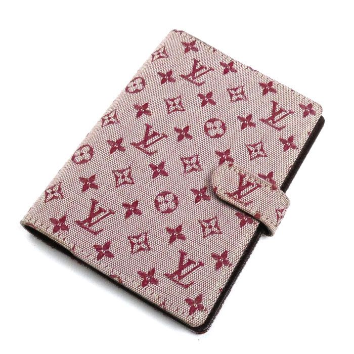 LOUIS VUITTON ルイ ヴィトン アジェンダPM 手帳カバー モノグラムミニ ワインレッド スリーズ R20912 CA1012 レディース