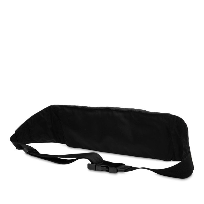 プラダ 三角ロゴプレート ボディバッグ ウエストバッグ ブラック ネイビー レザー ナイロン メンズ PRADA 1-0235150