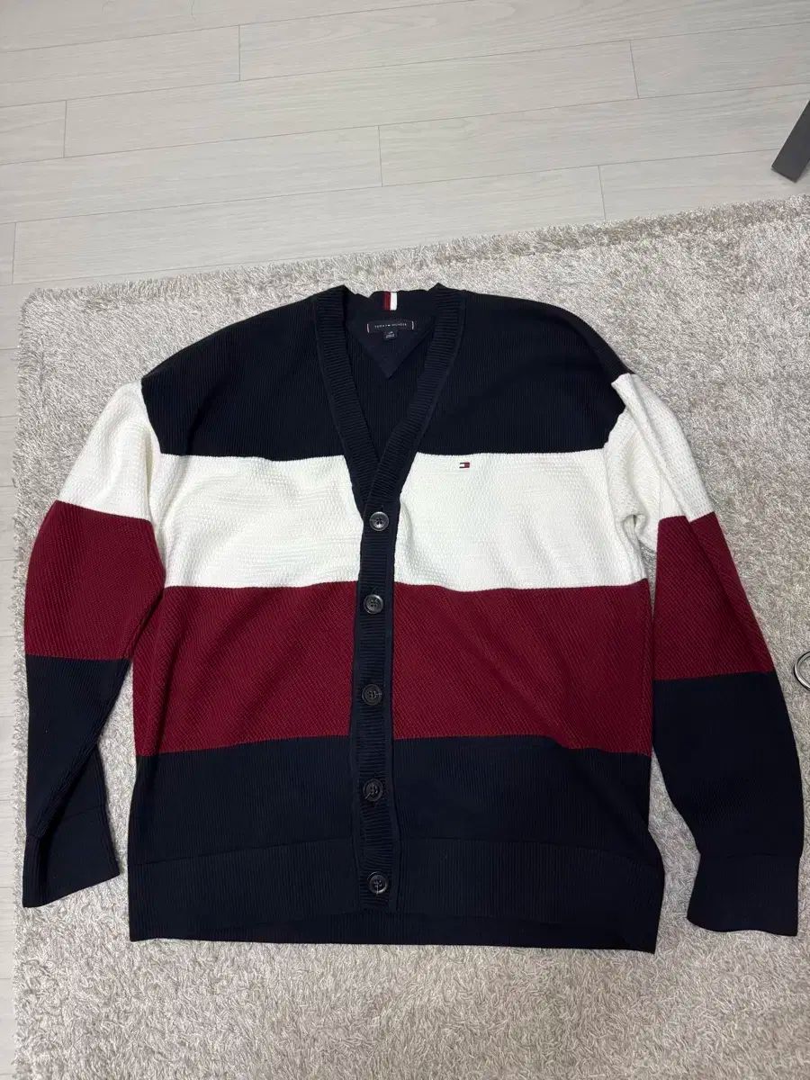 xl トミーヒルフィガー ニット カーディガン