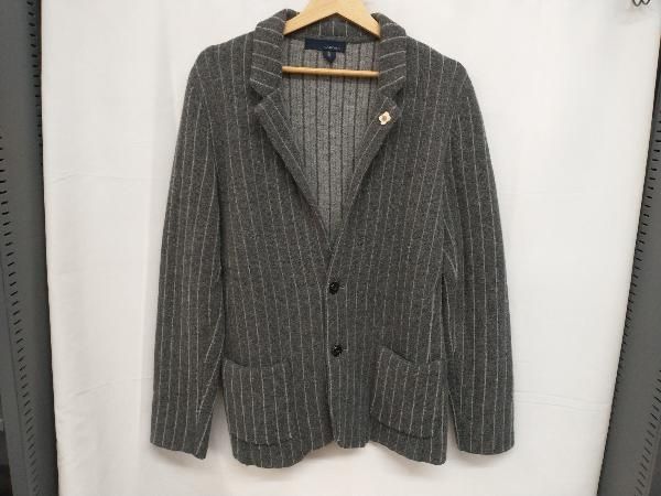LARDINI ラルディーニ ウール縮絨ニット2Bテーラードジャケット