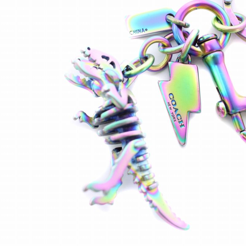 コーチ COACH レキシー 恐竜 チャーム キーホルダー キーリング マルチ