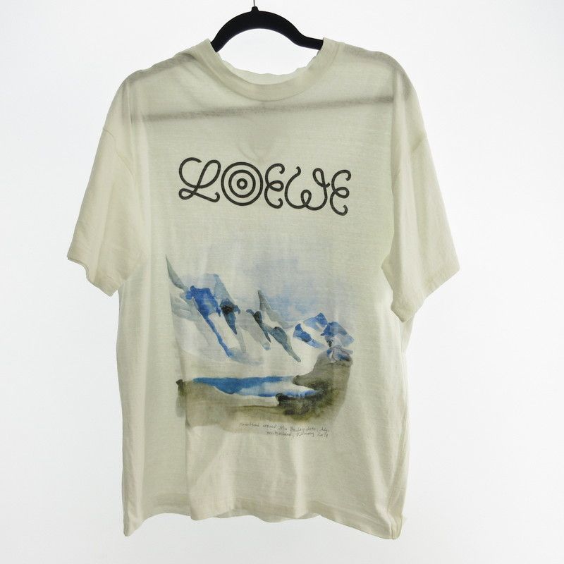 LOEWE ホワイト 半袖Tシャツ Lサイズ 姫路東店】 中古 LOEWE | ロエベ