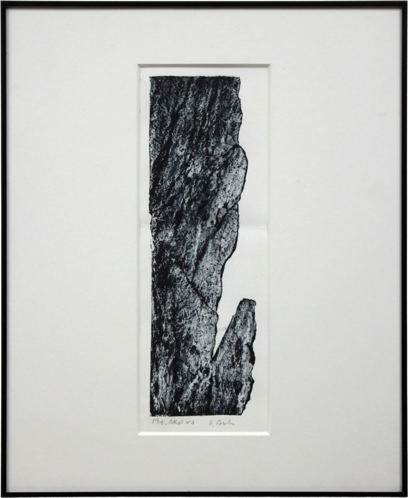 一原有徳 「Mt. Akaiwa」 モノタイプ 絵画 一原有徳 『Mt. AKAIWA』 モノタイプ - 北海道画廊
