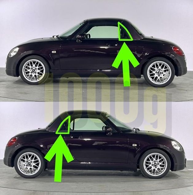 ダイハツ純正 DAIHATSU 超 品 L880K ドア クォーター ガラス ウィンドウ 左右セット 2002|5-2012|8