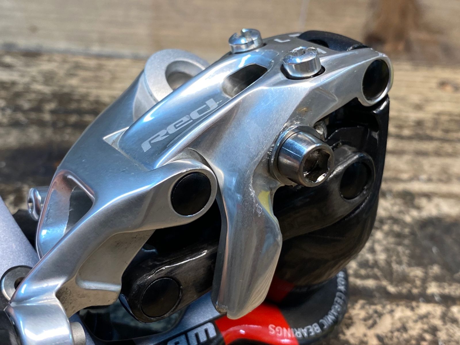 SRAM RED スラム リアディレイラー シルバー 10S 自転車 SRAM RED 22S