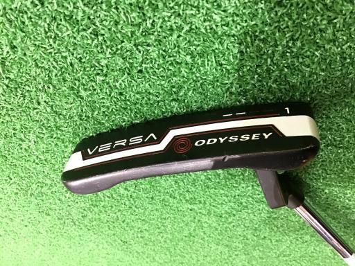 オデッセイ VERSA 1 ブラック 34インチ パター PT スチール フレックスその他 メンズ 男性用 右利き 右用 Cランク ゴルフクラブ
