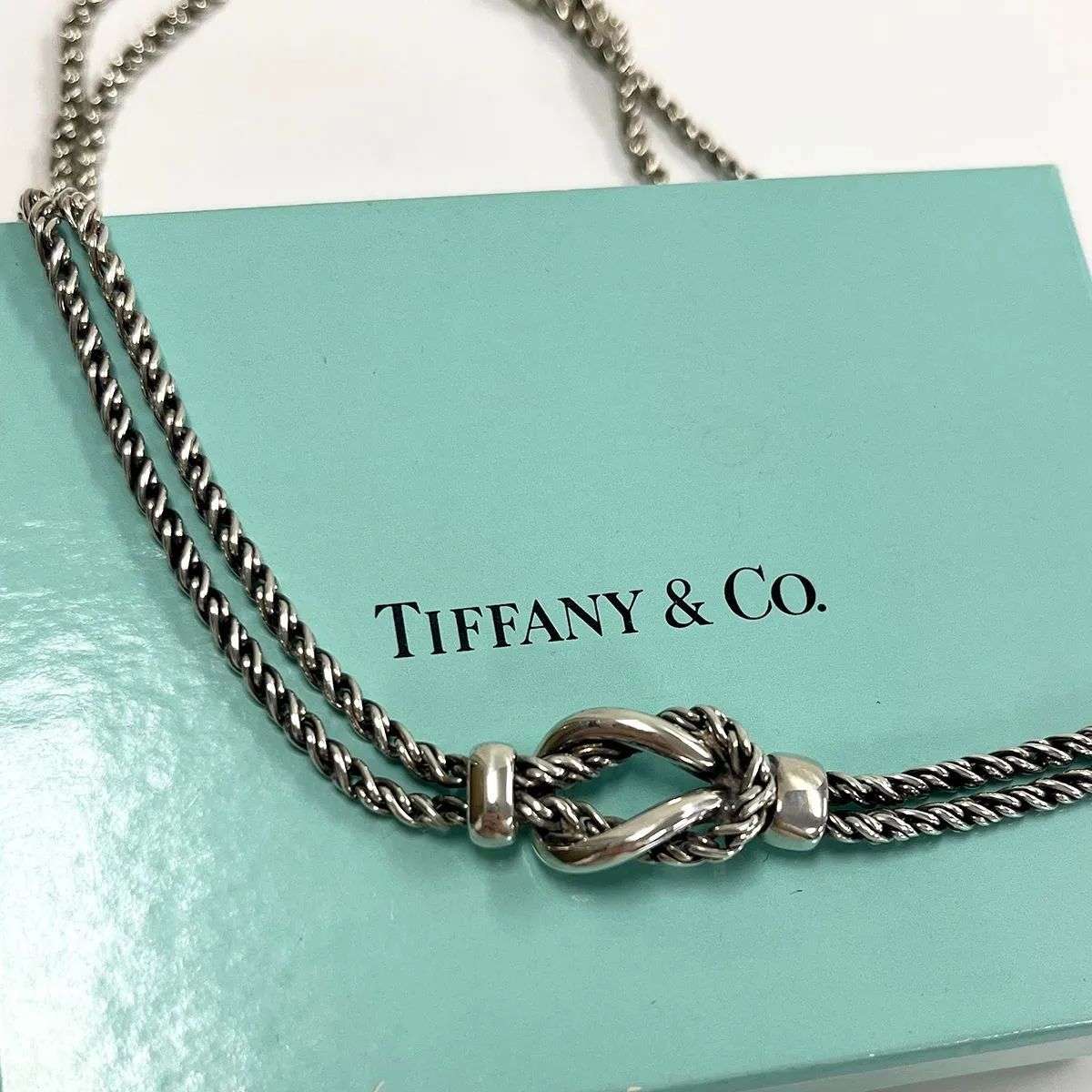 TIFFANY&Co. ティファニー ダブルロープ センターノット