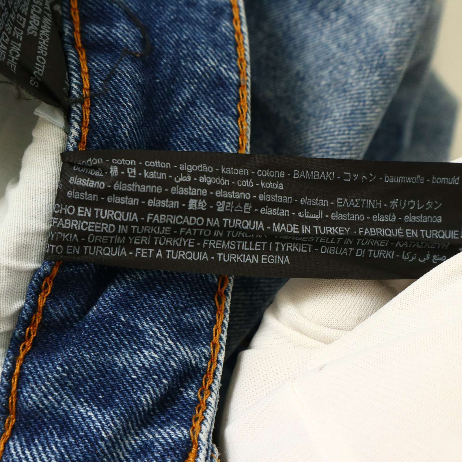ZARA ザラ マン 通年 クラッシュ加工☆ ストレッチ スキニー