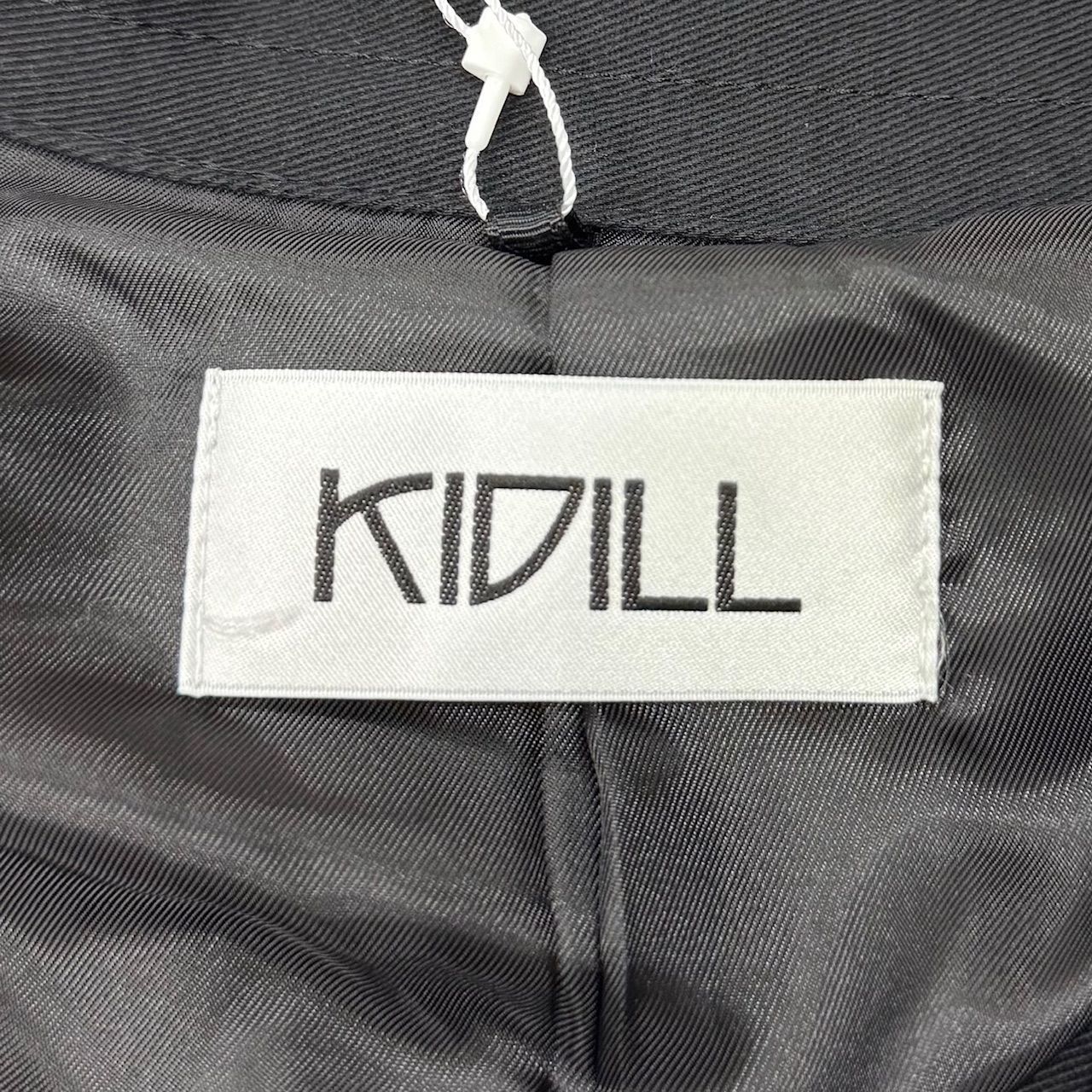 参考上代161700円 未使用品 KIDILL トレンチコート タータン