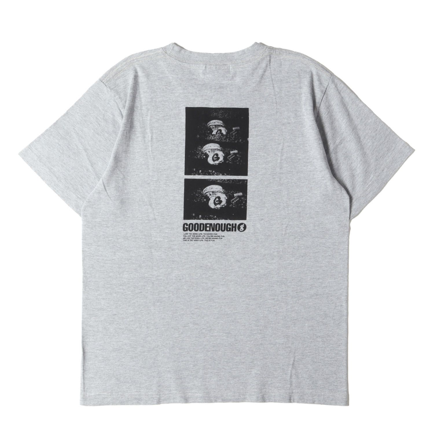 美品】GOOD ENOUGH グッドイナフ Tシャツ グレー サイズ:M